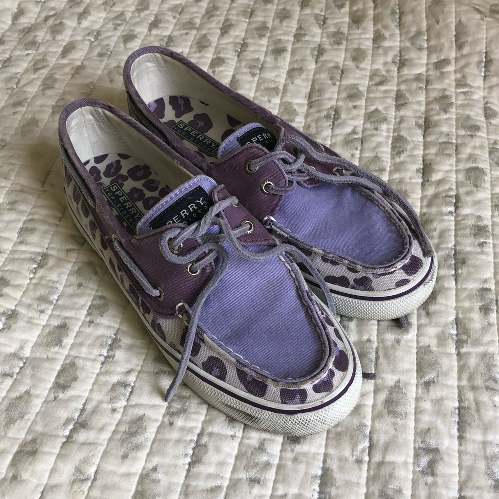 🐧🐧Leopard print Sperry Top Sliders🐧🐧